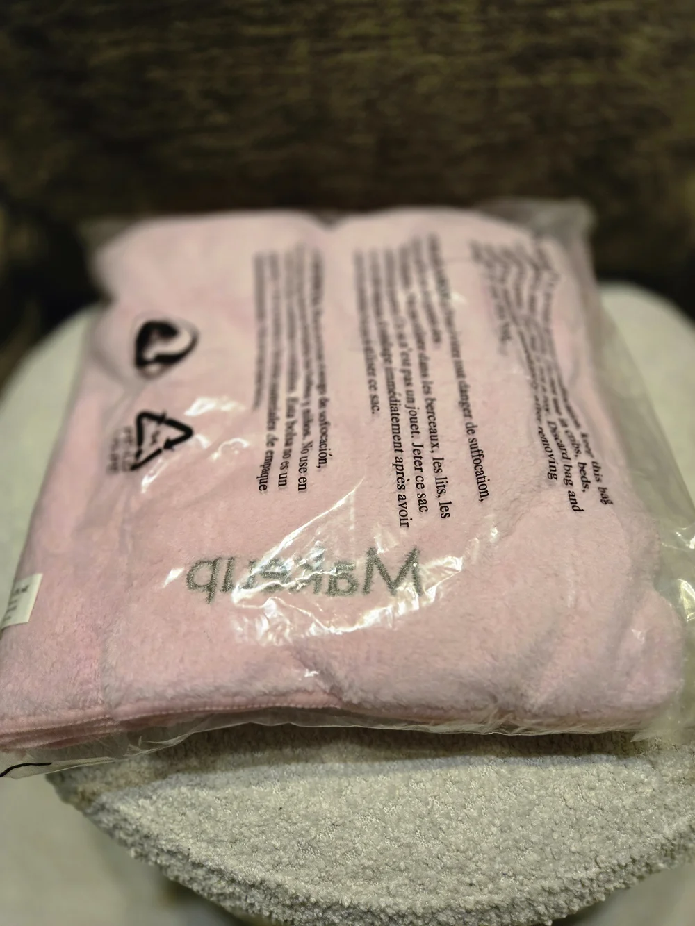 10-Piece Reusable Coral Fleece Microfiber Makeup Remover Washcloth Set Pink NWT